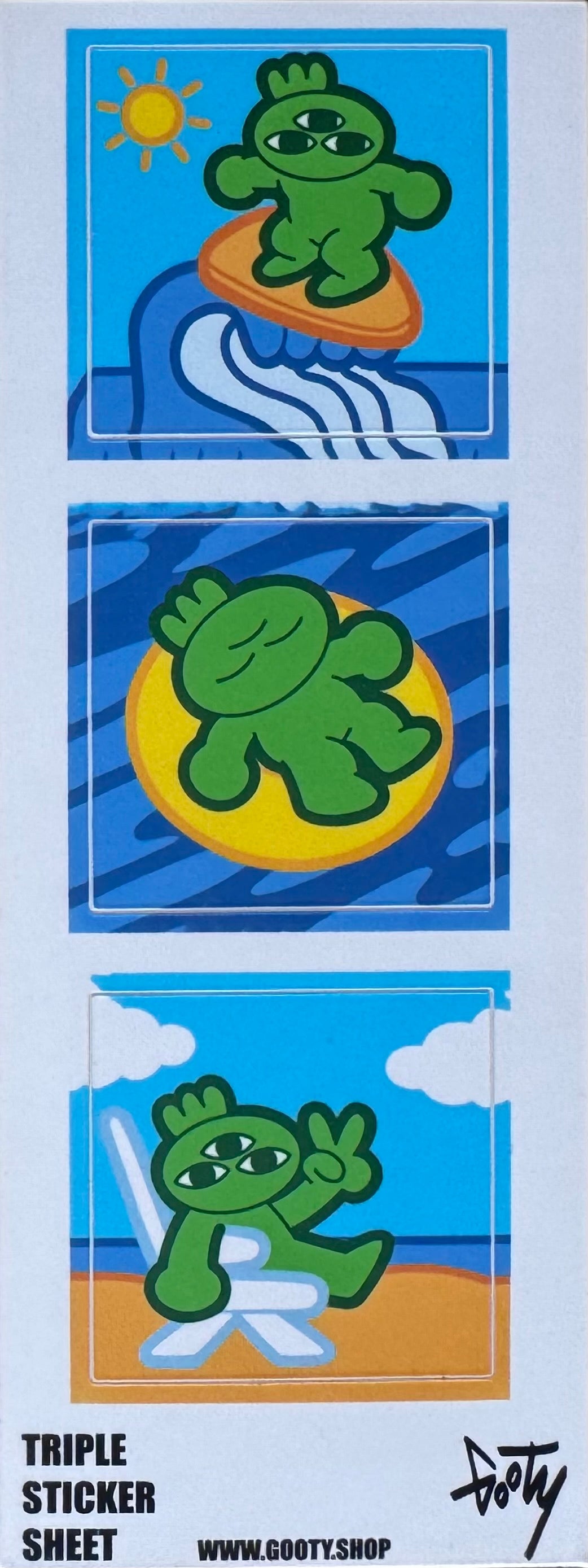 TRIPLE STICKER SHEET