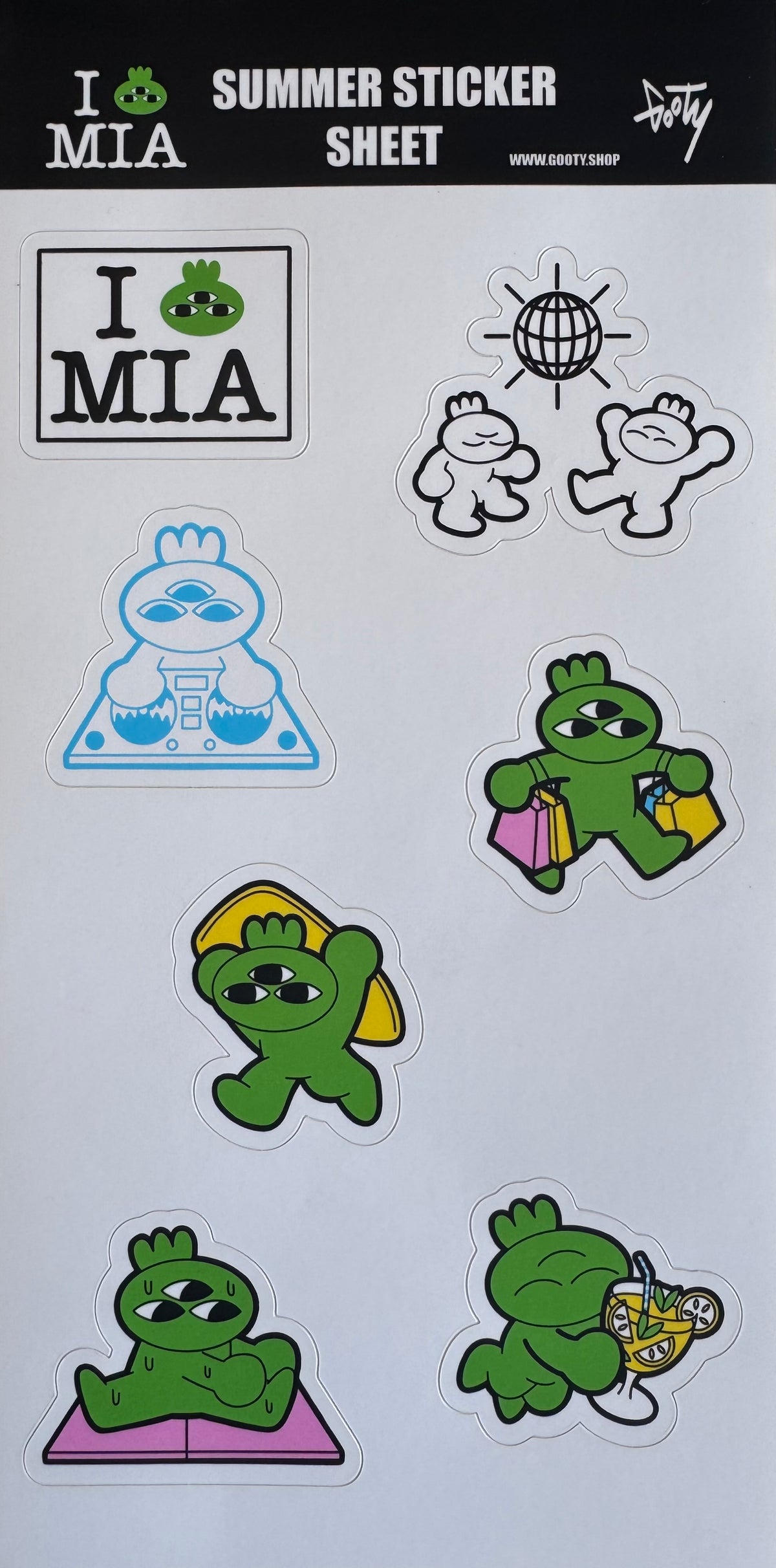 SUMMER STICKER SHEET