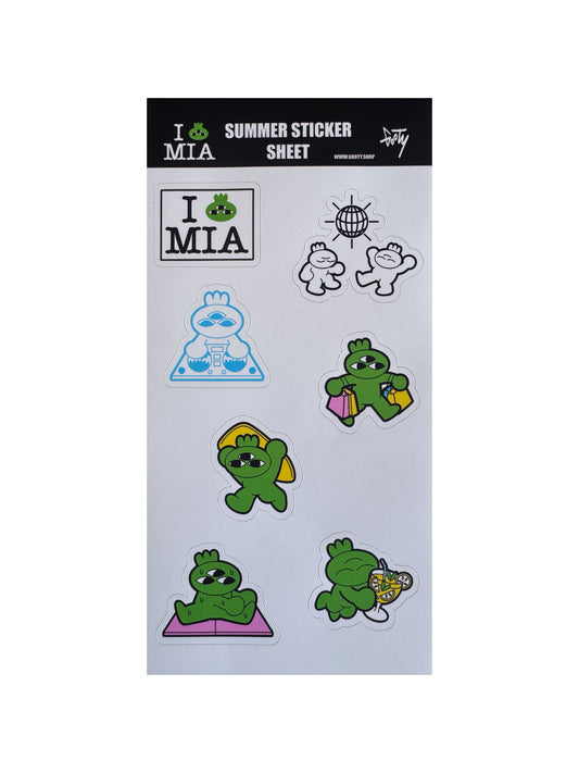SUMMER STICKER SHEET